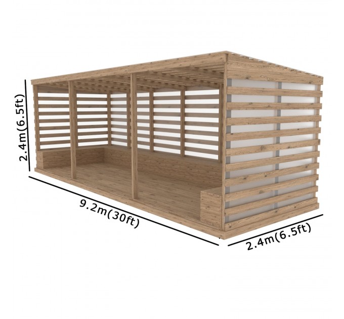 Modern pergola, patio plan, shelter plan, covered shelter, outdoor house, pavilion plan - Digital Download Only