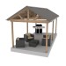 Gabled pergola, Pavilion blueprints, Family project, Gazebo drawings, Grill veranda, Gazebo plans - Digital Download Only