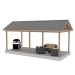 Gabled pergola, Pavilion blueprints, Family project, Gazebo drawings, Grill veranda, Gazebo plans - Digital Download Only