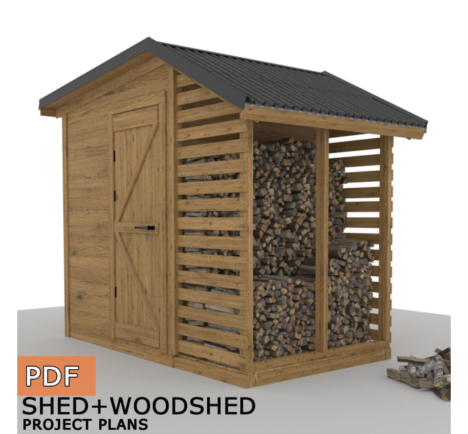 Shed and Woodshed Complex DIY - Digital Download Only