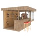 Outdoor Bar, backyard party pavilion, open-air bar, beach bar, outdoor house, party bar plan - Digital Download Only