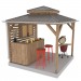 Outdoor Bar, backyard party pavilion, open-air bar, beach bar, outdoor house, party bar plan - Digital Download Only