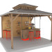 DIY Outdoor open-air bar, backyard party pavilion, beach bar, outdoor house, party bar plan - Digital Download Only