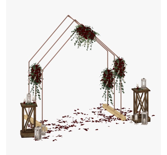 Building plans wedding arch, DIY A-frame wedding arbor, backdrop stand, wedding backdrop - Digital Download Only