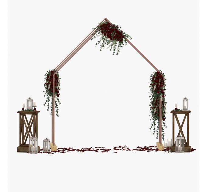 Building plans wedding arch, DIY A-frame wedding arbor, backdrop stand, wedding backdrop - Digital Download Only